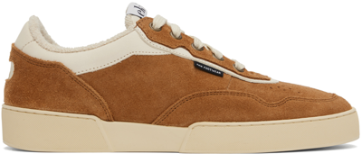 Ekn Brown Daisy Trainers In Sand