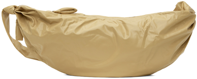 Lemaire Beige Large Soft Croissant Bag In Bg208 Seashell Beige