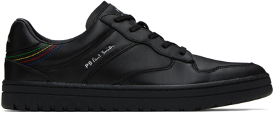 Ps By Paul Smith Logo-print Low-top Sneakers In 79 Blacks