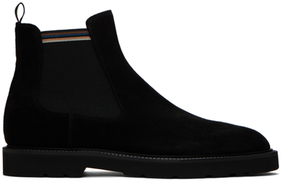 Paul Smith Black Argo Chelsea Boots In 79 Blacks