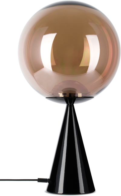 Tom Dixon Copper & Black Globe Fat Table Lamp