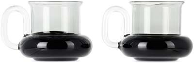 Tom Dixon Black Bump Tea Cup Set