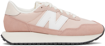 New Balance Pink 237 Sneakers In Pink Sand/pink Moon