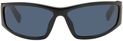 Port Tanger Black Summa Sunglasses In Black/amber