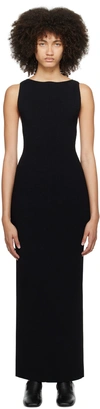 Khaite Evelyn Stretch-knit Maxi Dress In 200 Black