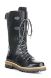 Bos. & Co. Algid Waterproof Boot In Black Feel/ Tweed