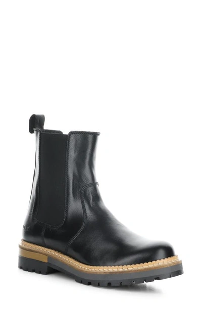 Bos. & Co. Arbor Waterproof Chelsea Boot In Black Feel Leather