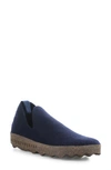 Asportuguesas City Sneaker In Navy Tweed/ Felt