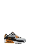 Nike Kids' Air Max 90 Sneaker In Platinum/ Black/ Monarch