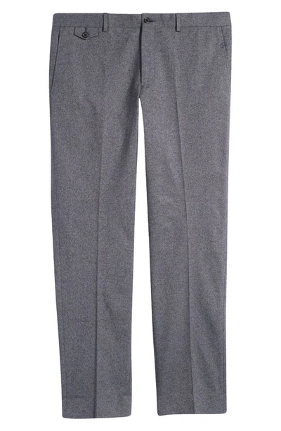 Billy Reid Stretch Cotton Dress Pants In Black/white