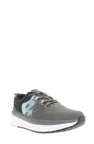 Propét Ultra Sneaker In Grey/ Mint