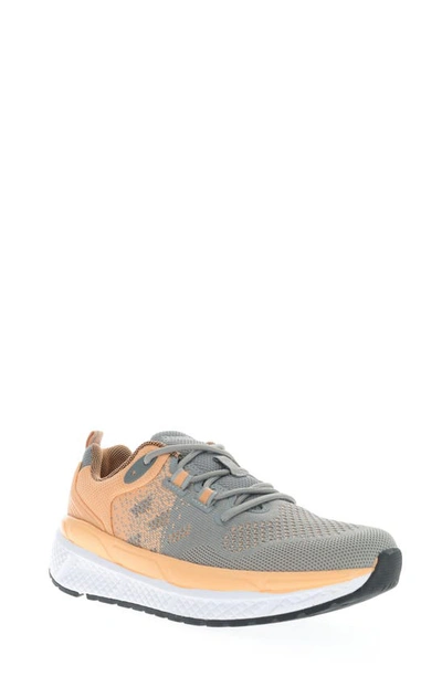 Propét Ultra Sneaker In Grey/ Peach