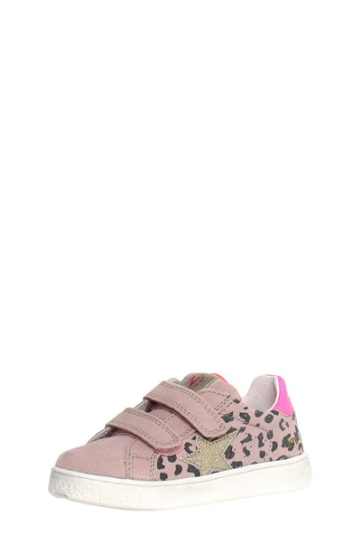 Naturino Kids' Pinn Sneaker In Cipria-fuchsia