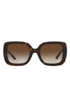 Tory Burch Butterfly Sunglasses, 54mm In Tortoise/brown Gradient