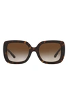 Tory Burch Butterfly Sunglasses, 54mm In Brown Tort