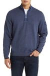 Tommy Bahama Islandzone® Cool Tide Performance Quarter Zip Pullover In Cadet
