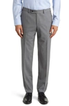 TED BAKER JEROME SOFT CONSTRUCTED STRETCH WOOL DRESS PANTS