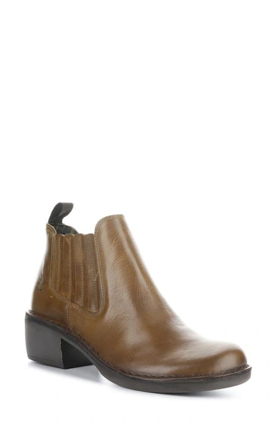 Fly London Moof Bootie In Camel