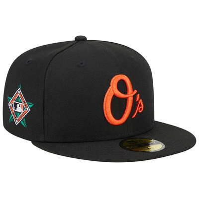 New Era Men's  Black Baltimore Orioles Alternate Logo 1993 Mlb All-star Game Team Color 59fifty Fitte