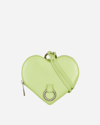 Safsafu Amor Neck Wallet Lime In Green