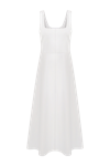 TOTAL WHITE ECO LEATHER SUNDRESS