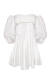 TOTAL WHITE ORGANZA DRESS