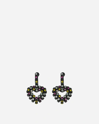 Roussey Tiny Crush Earrings In Black