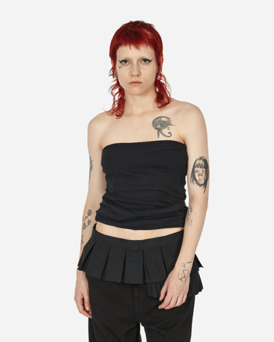 Mainline:rus/fr.ca/de Twisted Tube Top In Black