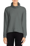 Balance Collection Marci Long Sleeve Turtleneck Top In Heather Sedona Sage