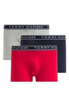 Tommy Hilfiger Men's 3-pk. Cool Moisture-wicking 4-way Stretch Boxer Briefs In Mahogany
