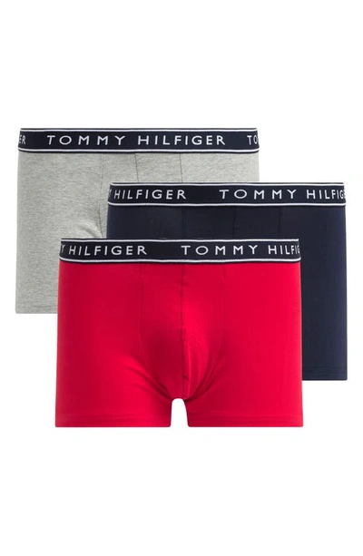 Tommy Hilfiger Men's 3-pk. Cool Moisture-wicking 4-way Stretch Boxer Briefs In Mahogany