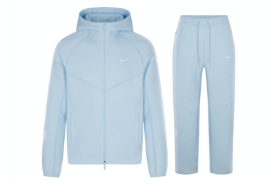 Pre-owned Nike X Nocta Tech Fleece Hoodie & Joggers Set Cobalt Blue/tint