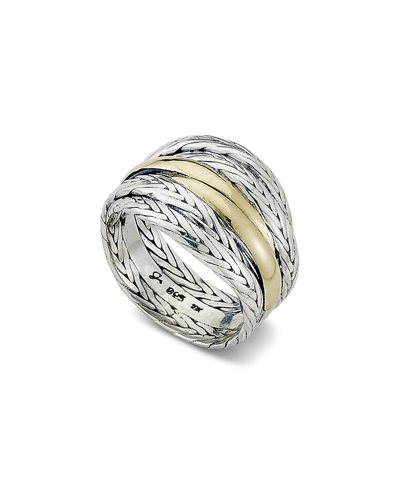 Samuel B. 18k & Silver Byzantine Ring