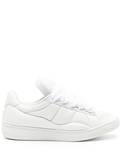LANVIN CURB XL LEATHER SNEAKERS