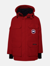 CANADA GOOSE 'EXPEDITION' RED COTTON BLEND PARKA
