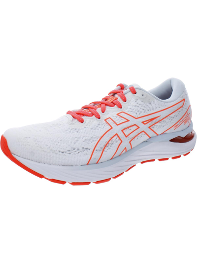 Asics Gel Cumulus 23 Womens Fitness Workout Running Shoes In White