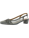 J. Reneé Faleece Crystal Embellished Slingback Pump In Multi