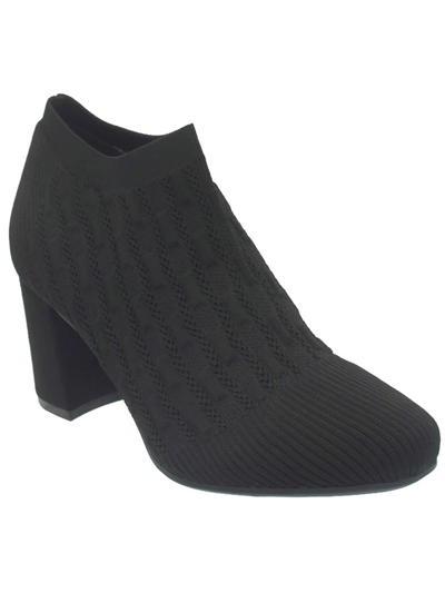 Impo Women's Nancia Stretch Knit Ankle Booties With Memory Foam In Black