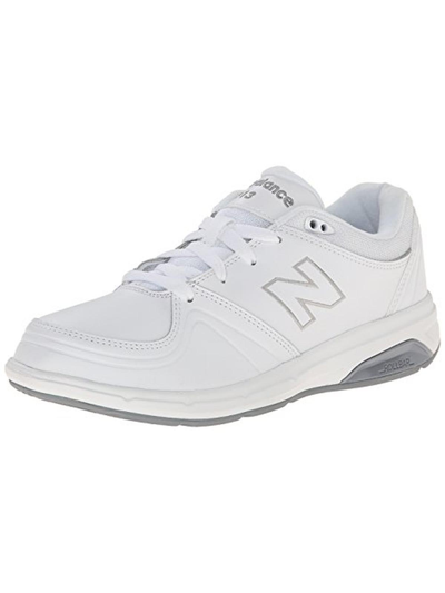 New Balance 813 Womens Leather Comfort Walking Shoes In White