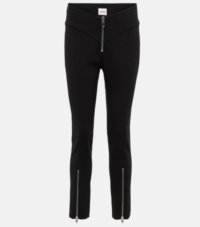 Khaite Meadow Skinny Trousers In Black