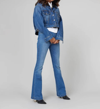 Spanx Flare Leg Pull-on Jeans In Blue