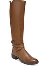 SAM EDELMAN PANSY WOMENS LEATHER ROUND TOE KNEE-HIGH BOOTS