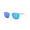 Oakley Men's Frogskins 9013-d0 Prizm Sapphire Clear Sunglasses In White