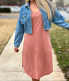 Mystree Smocked Balloon Sleeve Blouse In Mauve In Multi