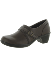Shop Easy Street Titan Womens Faux Leather Slip-on Shooties In Grey