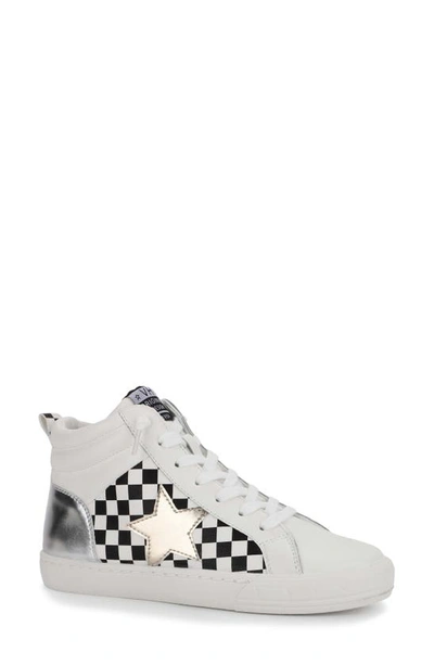 Vintage Havana Lexi Sneaker In White Checkered Multi | ModeSens display picture 1
