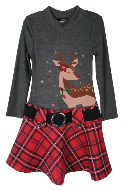 zunie christmas dress Zunie Reindeer Christmas dress size 5
