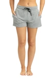 Threads 4 Thought Connie Feather Fleece Sweat Shorts In Heather Grey