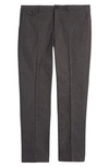 Billy Reid Stretch Cotton Dress Pants In Charcoal Multi