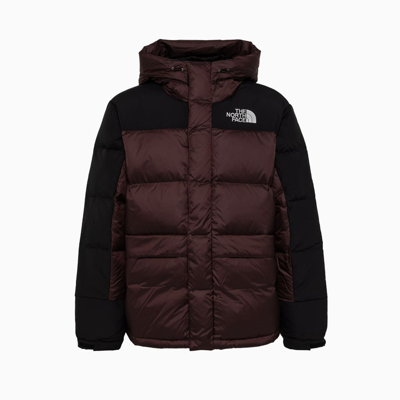 The North Face Himalayan Down Parka In Brown Black